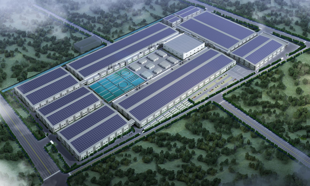 Huasun New Energy 16GW Wafering + 16GW Cell + 8GW Moduel Whole Industry Chian Project